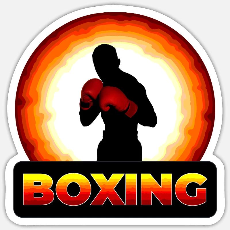 Boxing Sticker size S (10 x 10 cm)