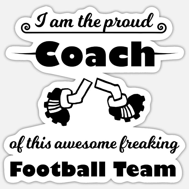 Der beste Trainer Sticker Größe S (10 x 10 cm)