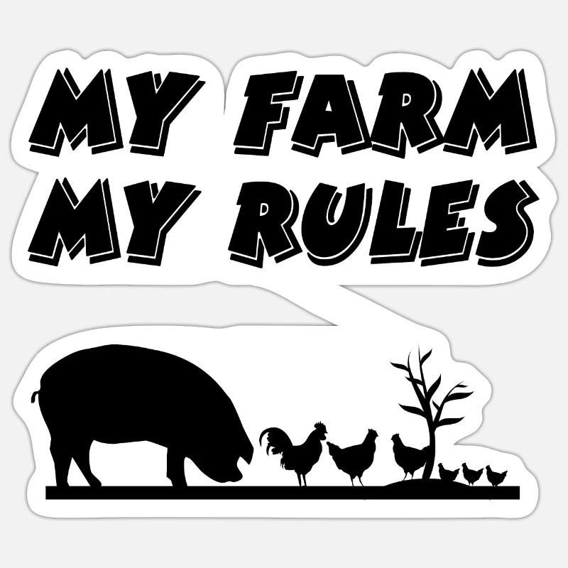 Sticker Größe S (10 x 10 cm) - 