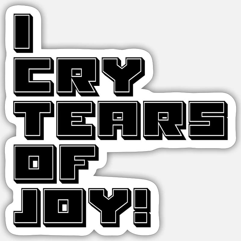 tears Sticker Größe S (10 x 10 cm)