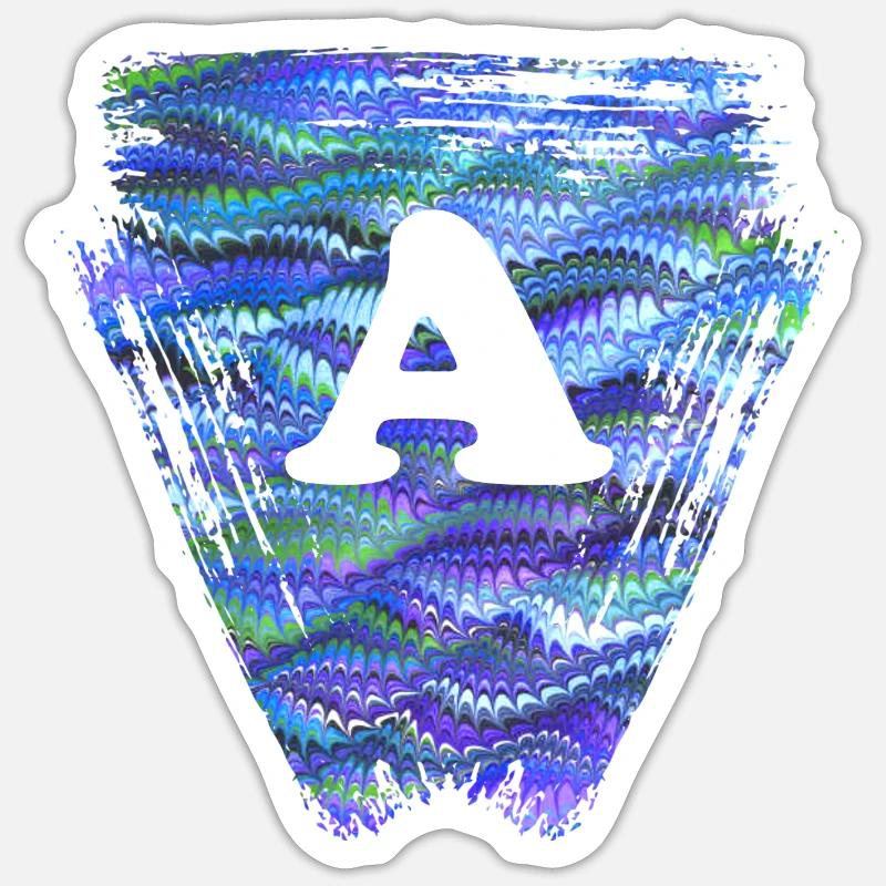 Triangle E 103 A - Sticker size S (10 x 10 cm) - white matte