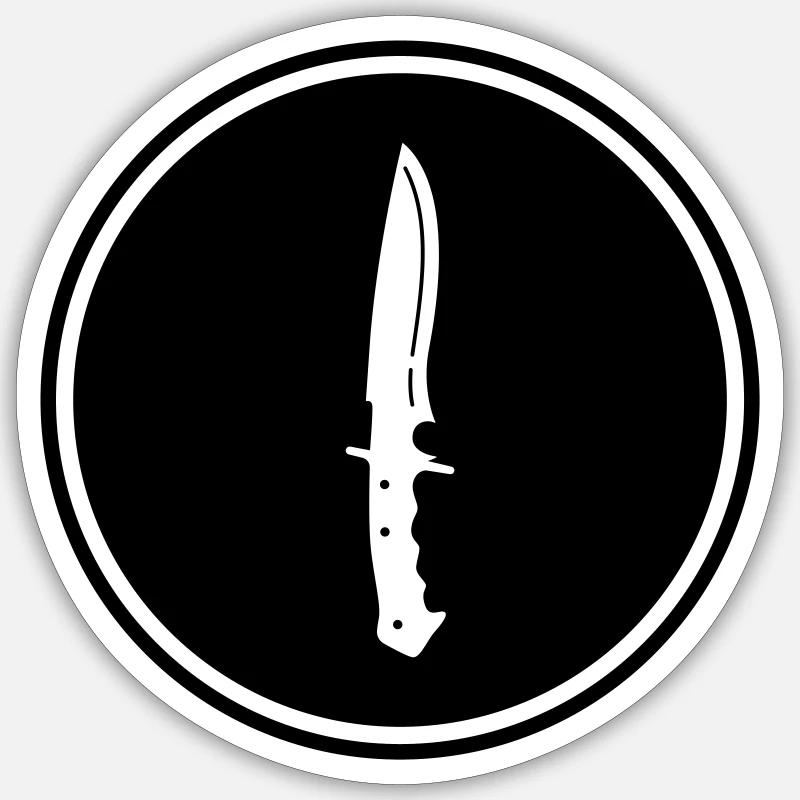 Messer icon Sticker Größe S (10 x 10 cm)