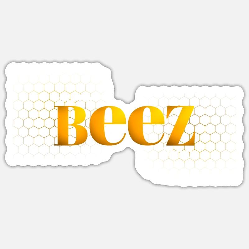 Save the Beez honey Sticker Größe S (10 x 10 cm)