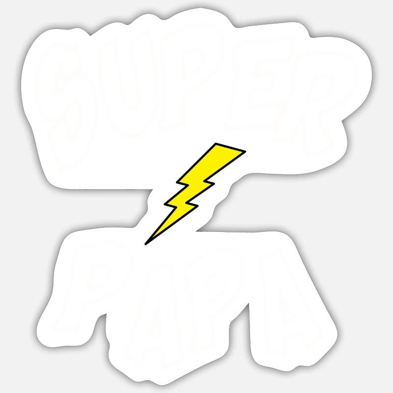 Super Dad Sticker size S (10 x 10 cm)