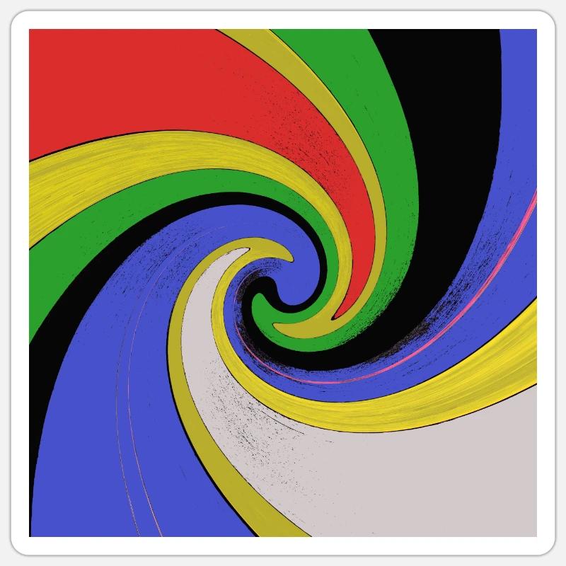 Vortex pop art100 Sticker size S (10 x 10 cm)