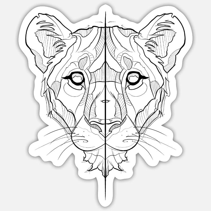 Sticker Größe S (10 x 10 cm) - 