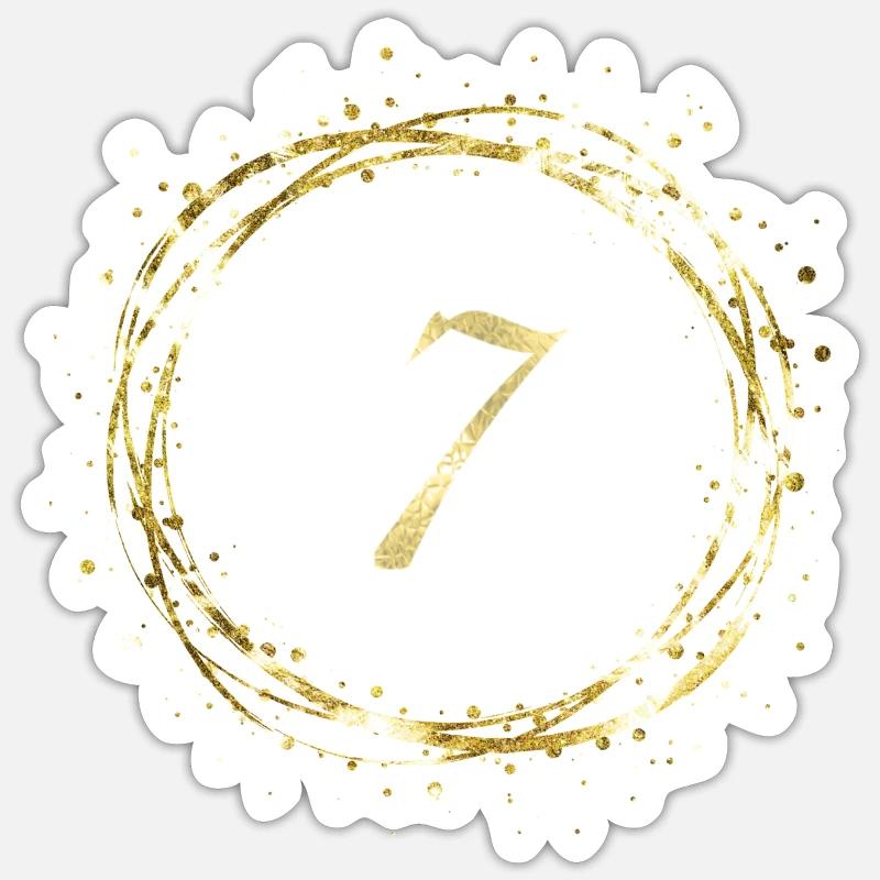 7 - Sticker size S (10 x 10 cm) - white matte