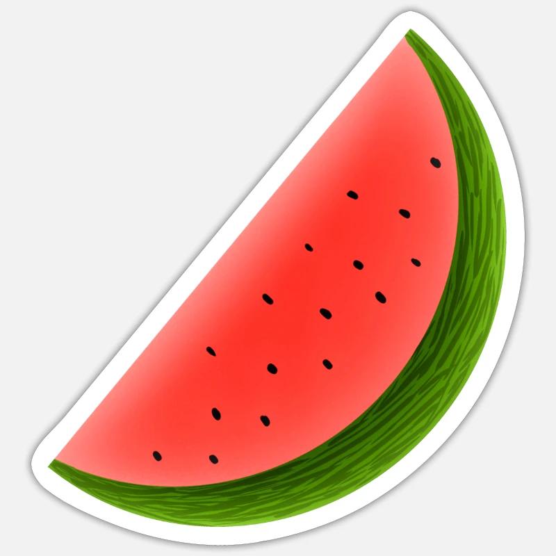 Pastèque Sticker taille S (10 x 10 cm)