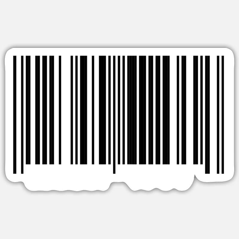 Made in 1986 Barcode Geschenk Sticker Größe S (10 x 10 cm)