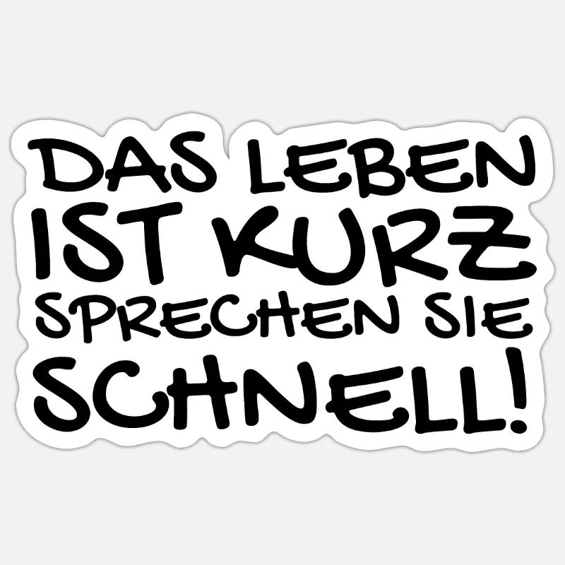 Sticker Größe S (10 x 10 cm) - 