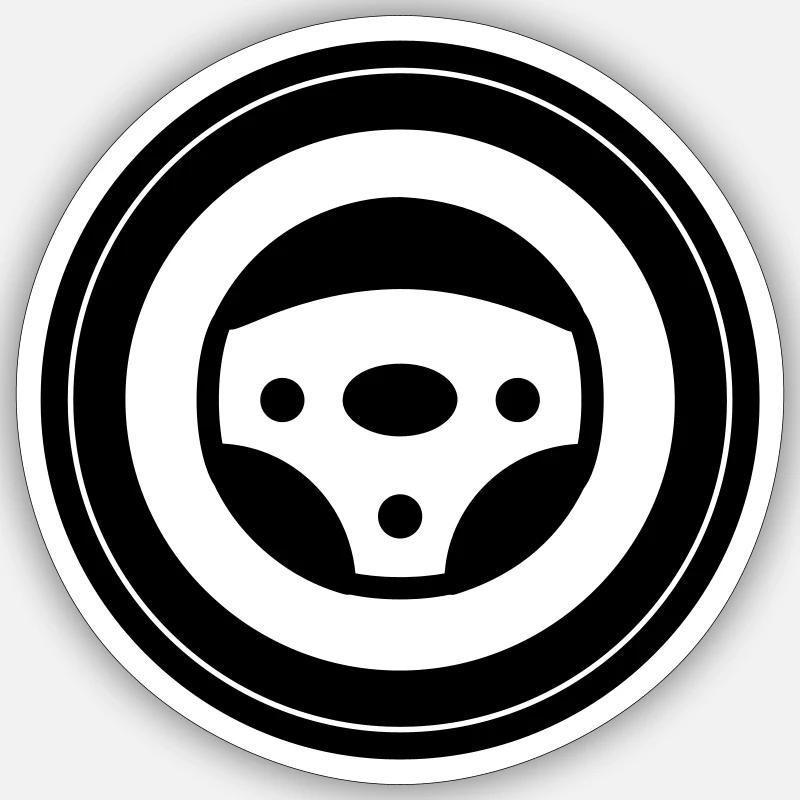 Tyre tuning circle Sticker size S (10 x 10 cm)