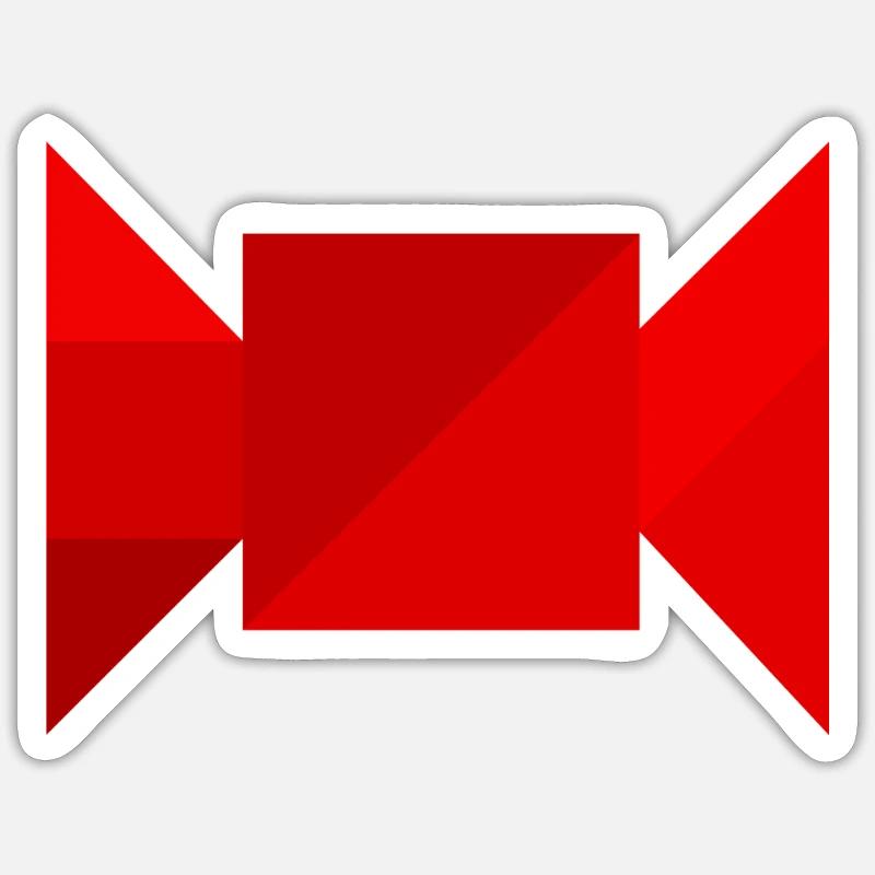 Candy - Tangram - Sticker size S (10 x 10 cm) - white matte