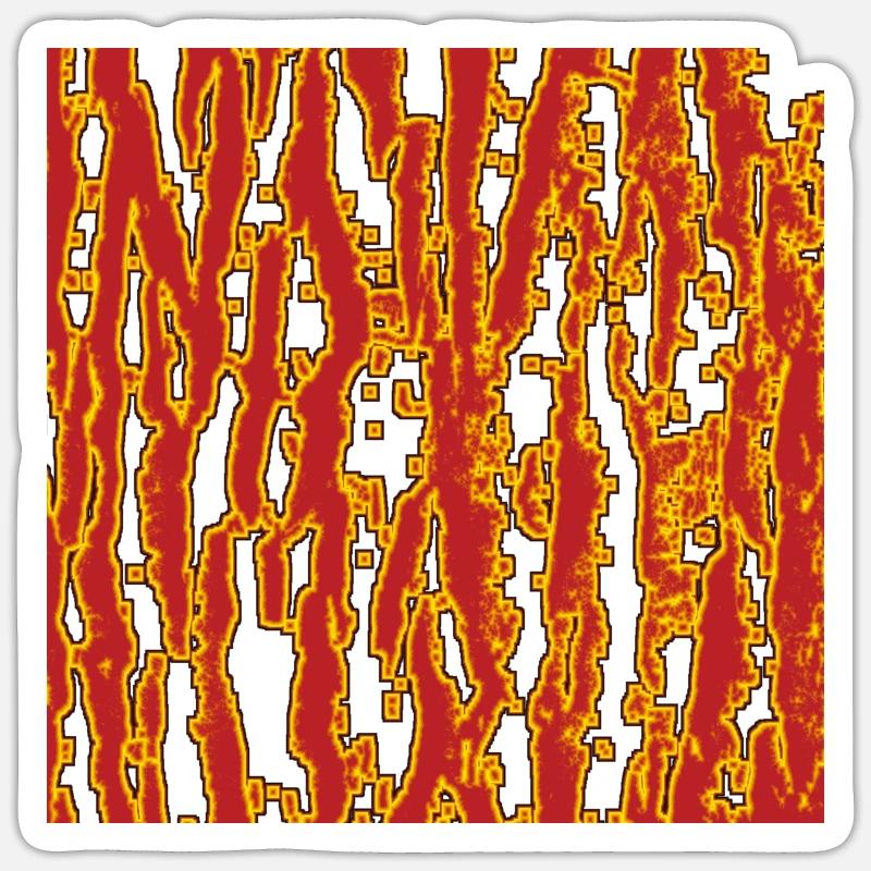 Bork - Sticker Größe S (10 x 10 cm) - Mattweiß