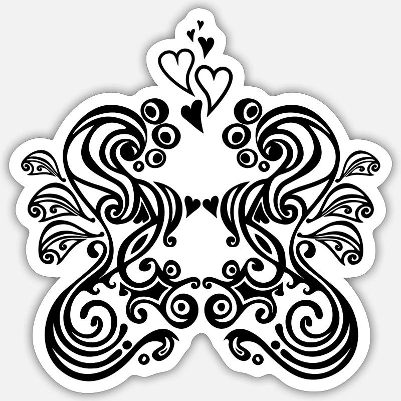 Hippocampe Sticker taille S (10 x 10 cm)
