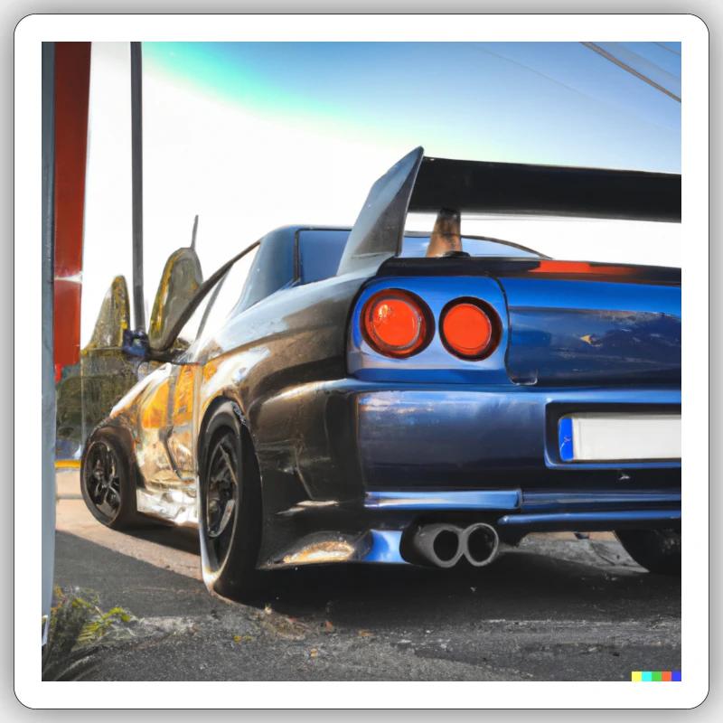 R34 Sticker Größe S (10 x 10 cm)