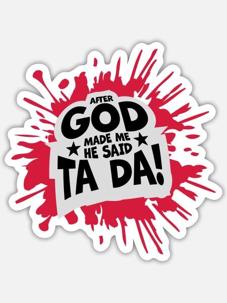 - Sticker size S (10 x 10 cm) - white matte