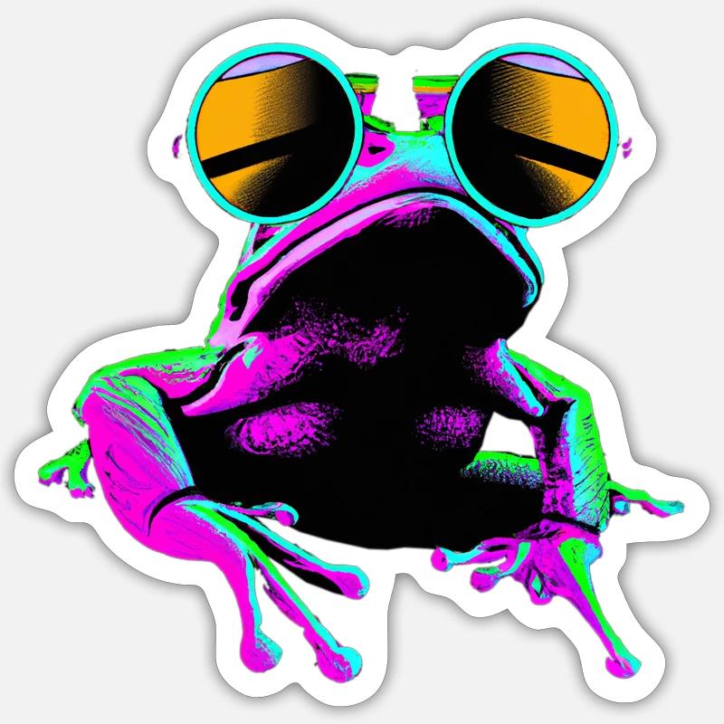 Stylefrog Synthinator - Sticker size S (10 x 10 cm) - white matte