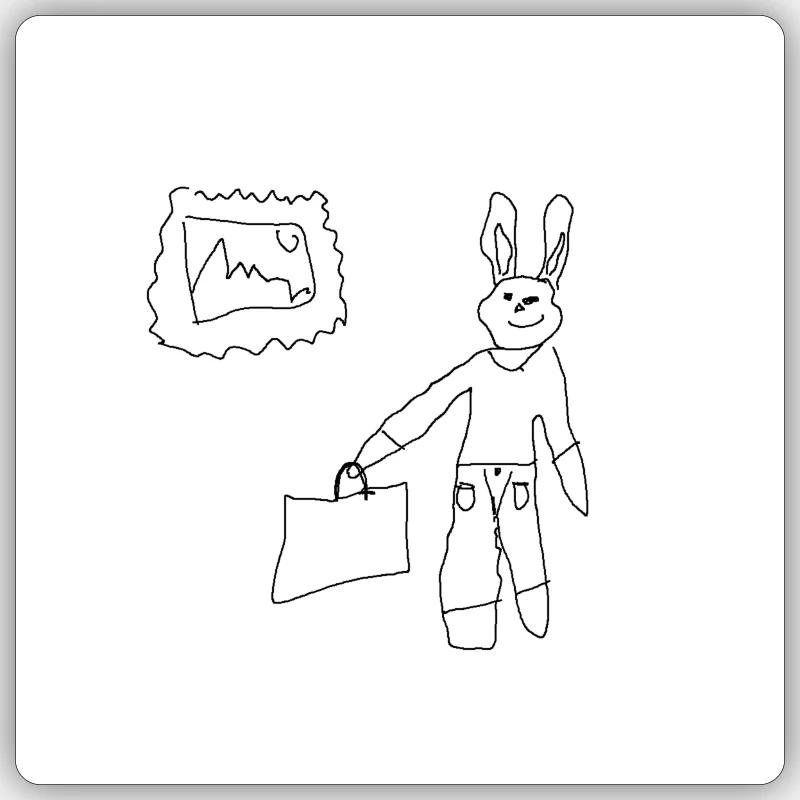 Sticker size S (10 x 10 cm) - 