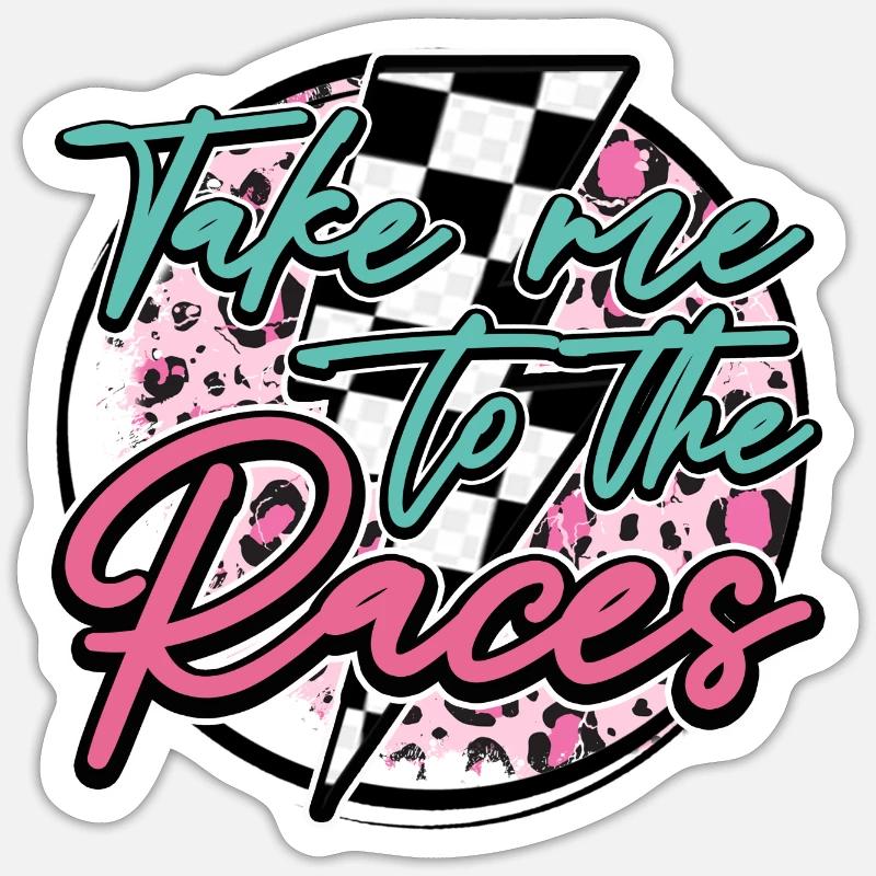 Emmenez-moi aux courses Sticker taille S (10 x 10 cm)