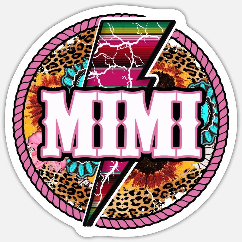 Mimi Lightning - Sticker size S (10 x 10 cm) - white matte