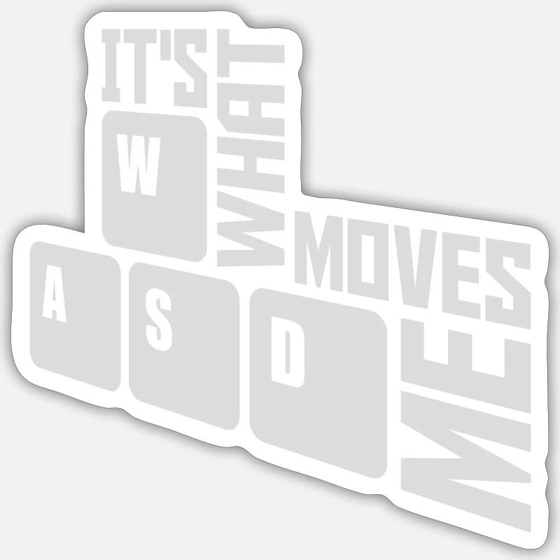 c’est ce qui m’émeut Sticker taille S (10 x 10 cm)