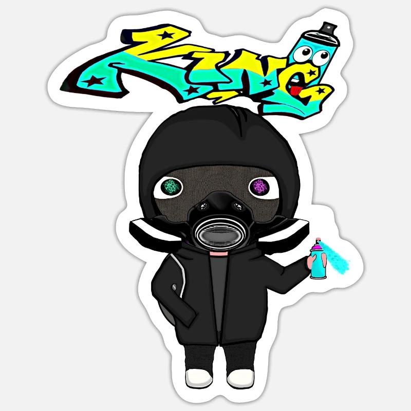 Sticker taille S (10 x 10 cm) - 