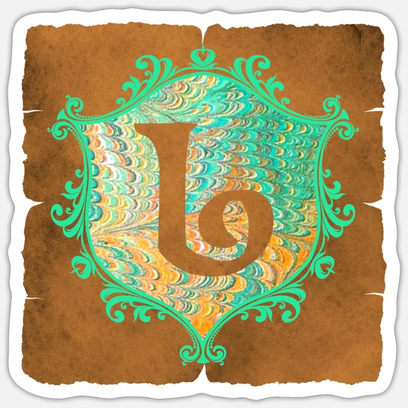 E 36 l - Sticker taille S (10 x 10 cm) - blanc mat