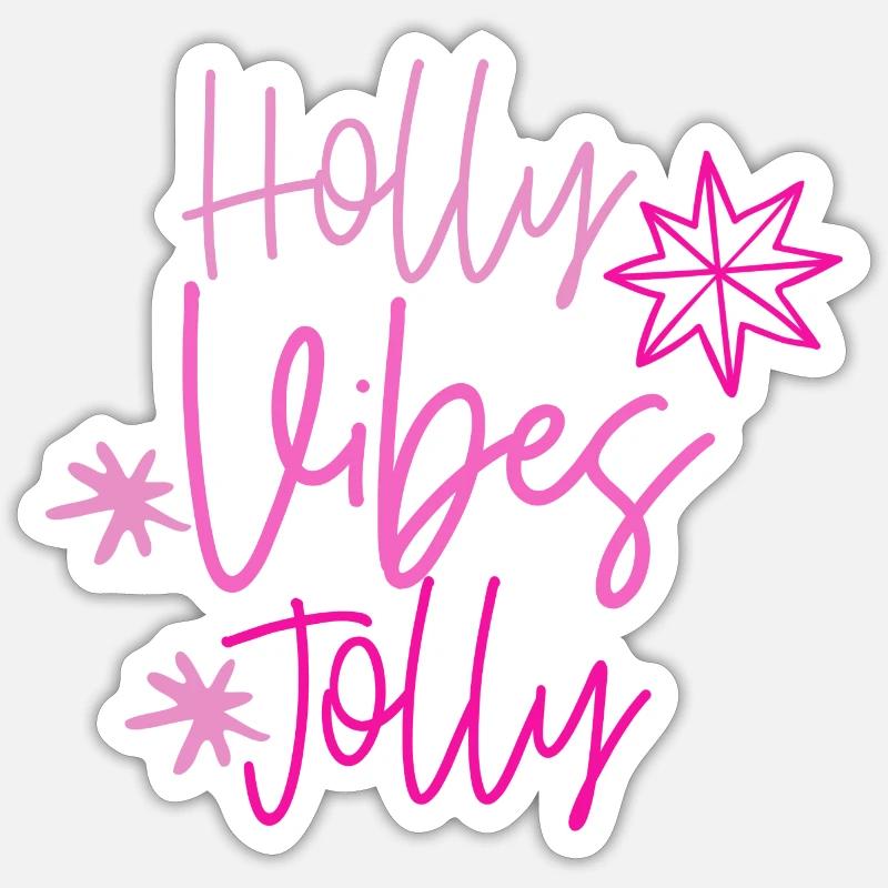 Joyeux Noël - Sticker taille S (10 x 10 cm) - blanc mat