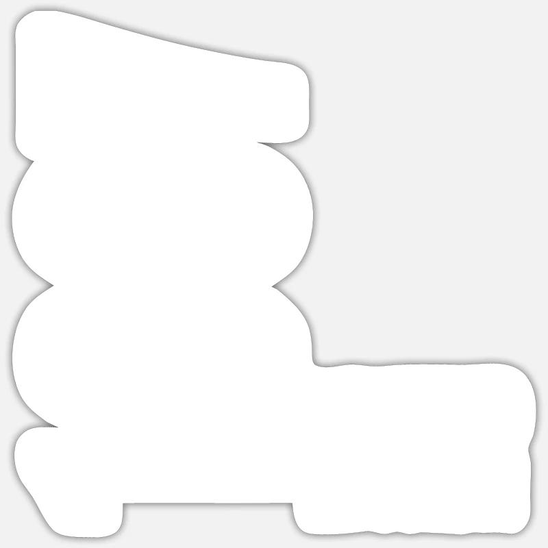 1987 Édition limitée - Sticker taille S (10 x 10 cm) - blanc mat