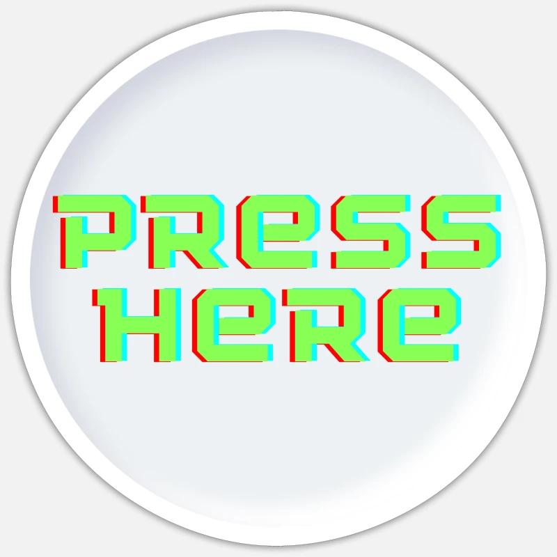 Button Sticker Größe S (10 x 10 cm)