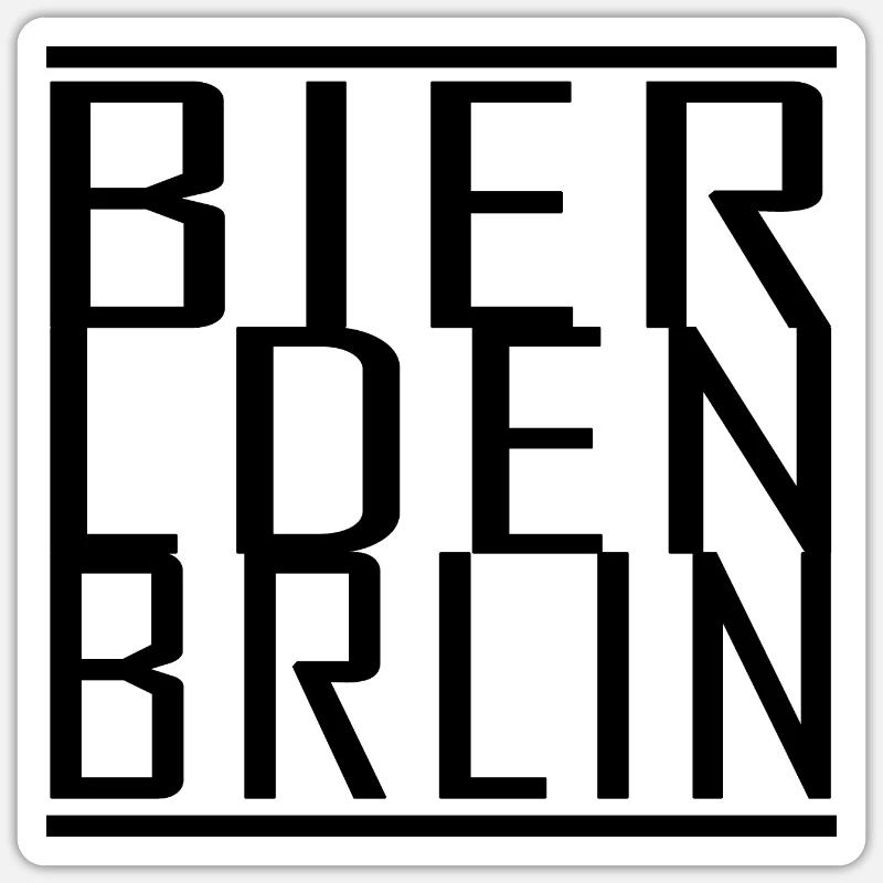 BierLaden Berlin Sticker Größe S (10 x 10 cm)