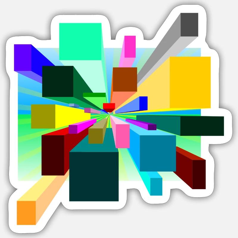 Sticker taille S (10 x 10 cm) - 