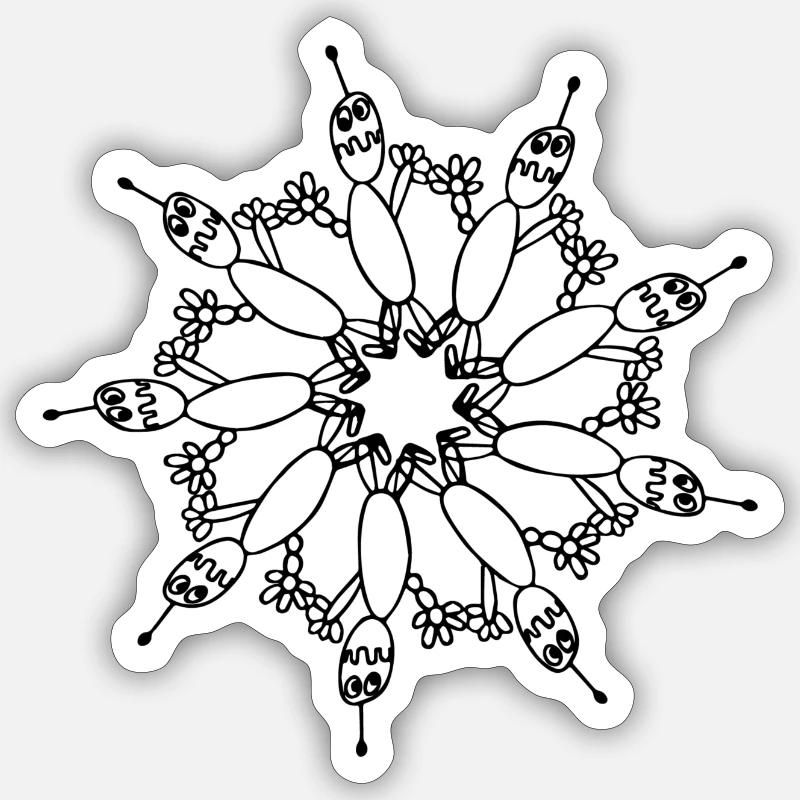 Sticker Größe S (10 x 10 cm) - 