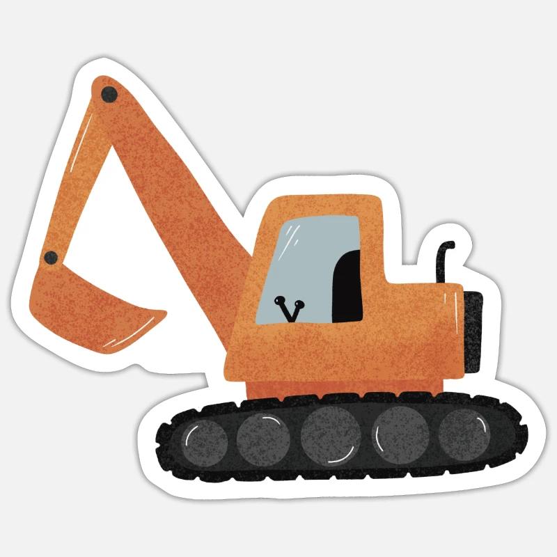 Bagger Sticker Größe S (10 x 10 cm)