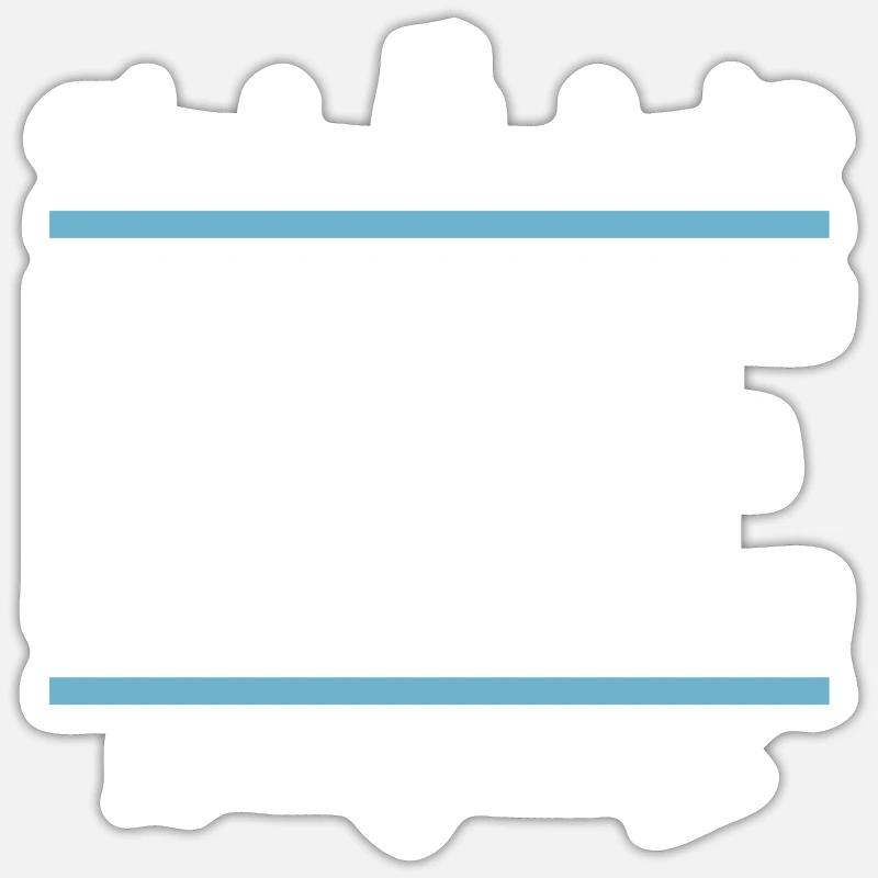 Jennifer - Sticker taille S (10 x 10 cm) - blanc mat