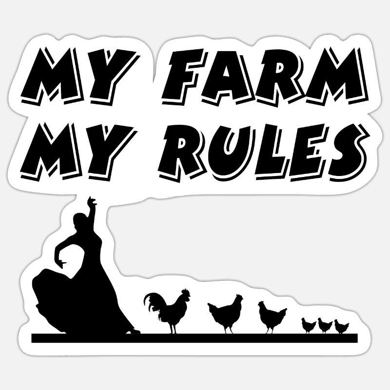 Sticker Größe S (10 x 10 cm) - 