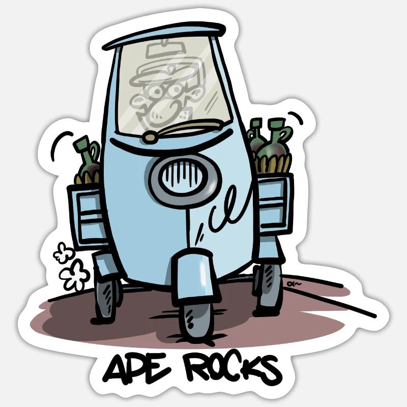 Sticker taille S (10 x 10 cm) - 