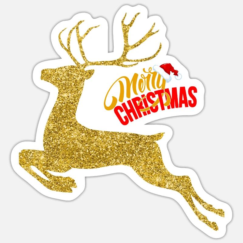Noël Sticker taille S (10 x 10 cm)