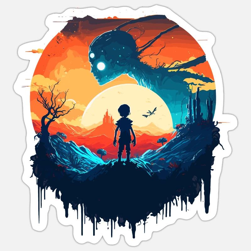 Sticker Größe S (10 x 10 cm) - 