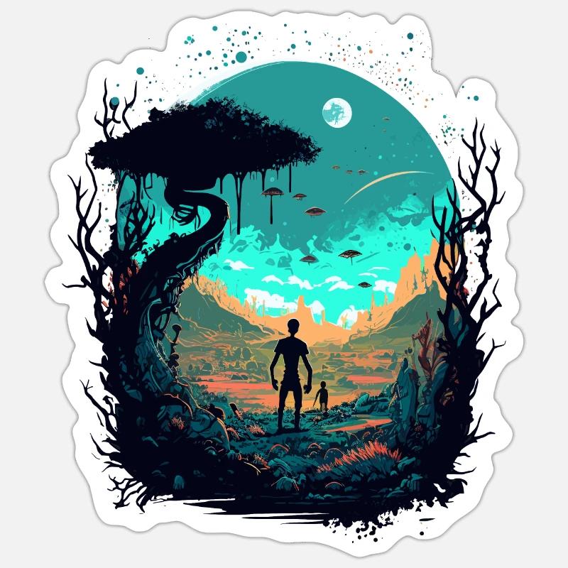 Sticker taille S (10 x 10 cm) - 