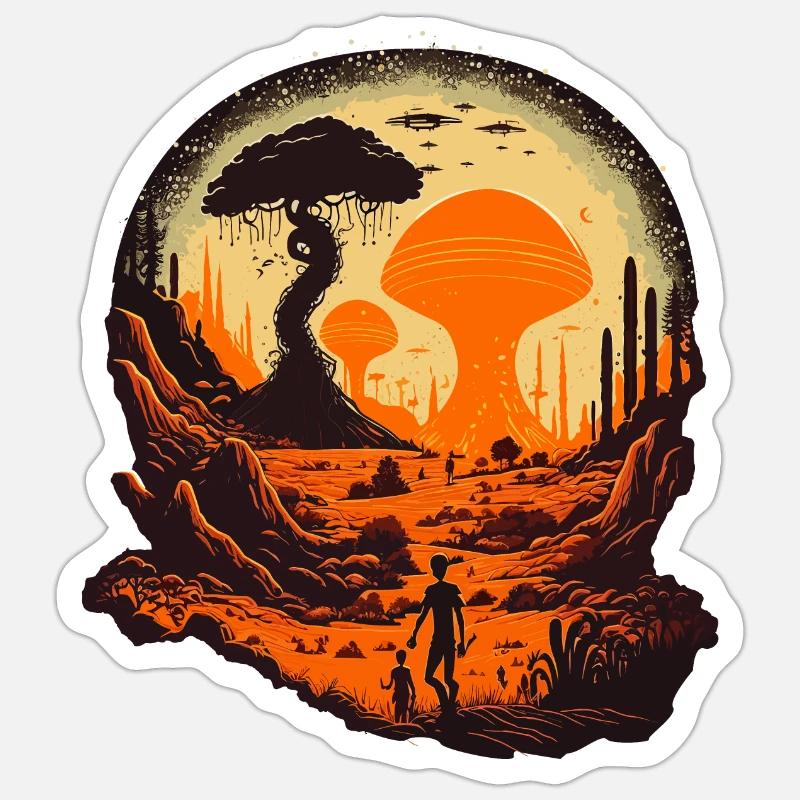 Sticker Größe S (10 x 10 cm) - 