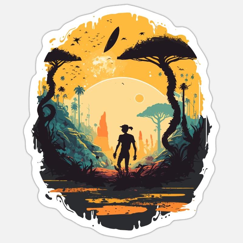 Sticker Größe S (10 x 10 cm) - 