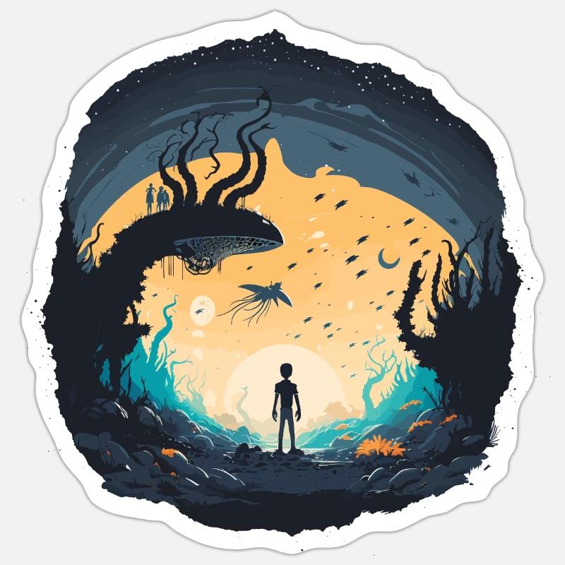 Sticker Größe S (10 x 10 cm) - 