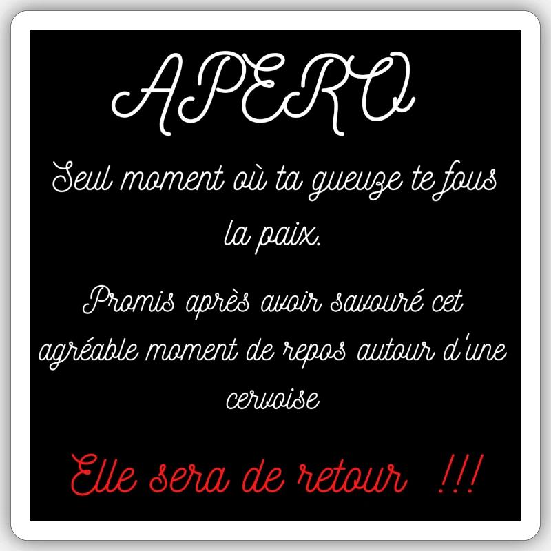 Sticker taille S (10 x 10 cm) - 