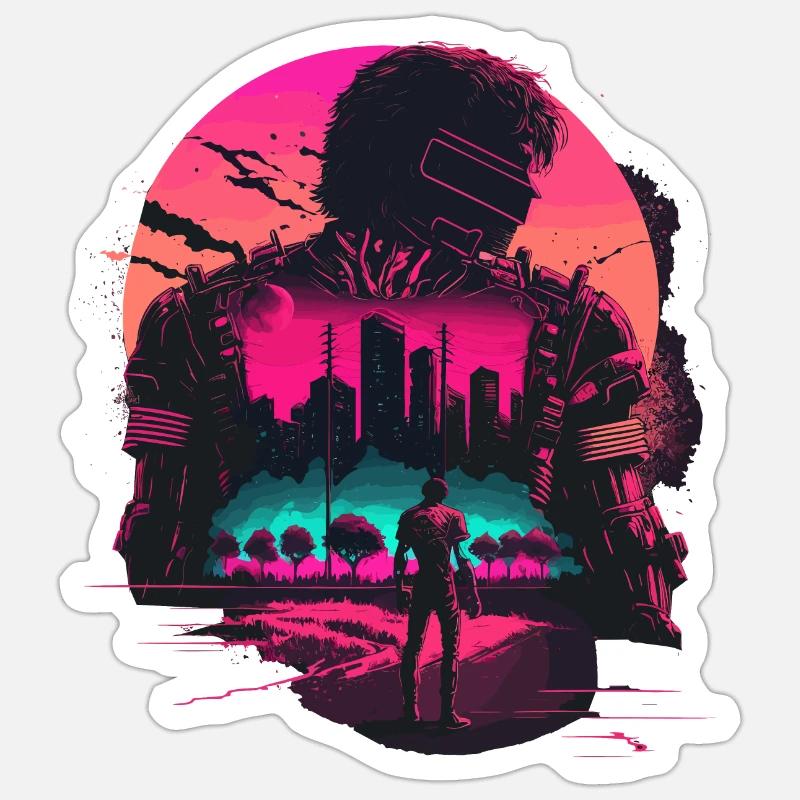 Sticker Größe S (10 x 10 cm) - 