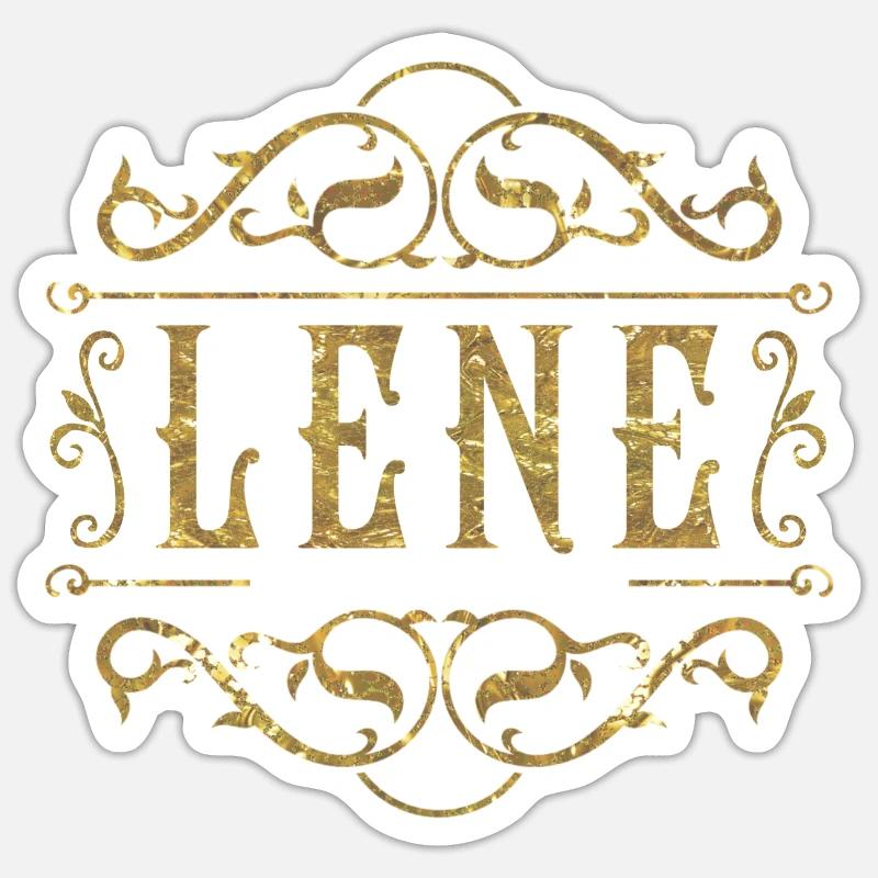 Léne or Sticker taille S (10 x 10 cm)
