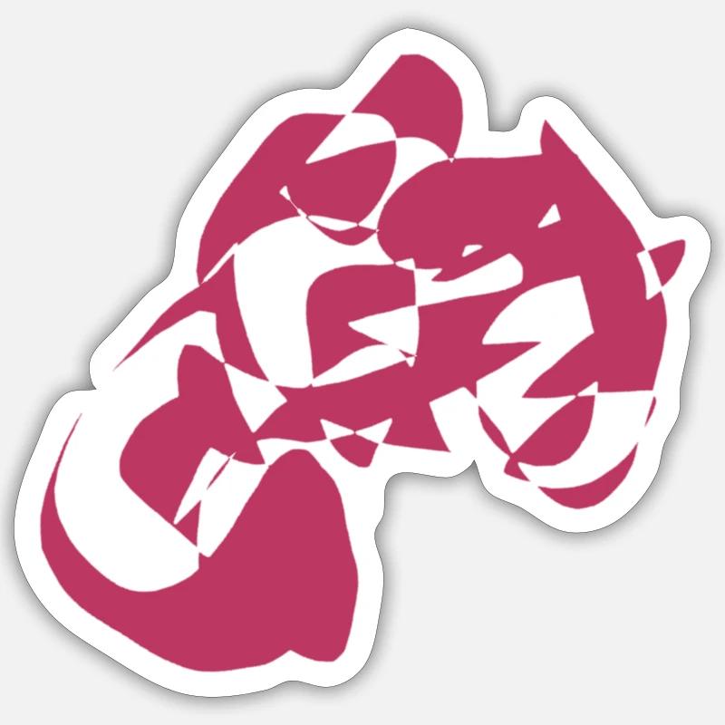 Chok - Sticker Größe S (10 x 10 cm) - Mattweiß