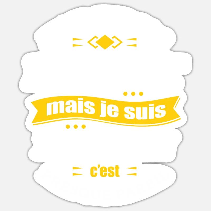 ROBIN PARFAIT - PRENOM ROBIN - Sticker taille S (10 x 10 cm) - blanc mat