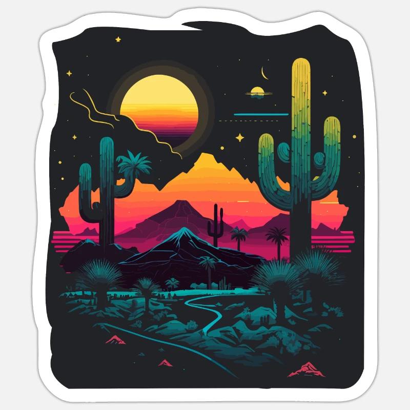 80s Style Sticker size S (10 x 10 cm)