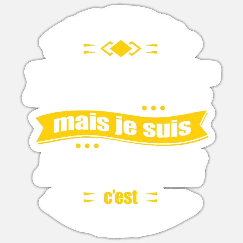 AUGUSTIN PARFAIT - PRENOM AUGUSTIN - Sticker taille S (10 x 10 cm) - blanc mat